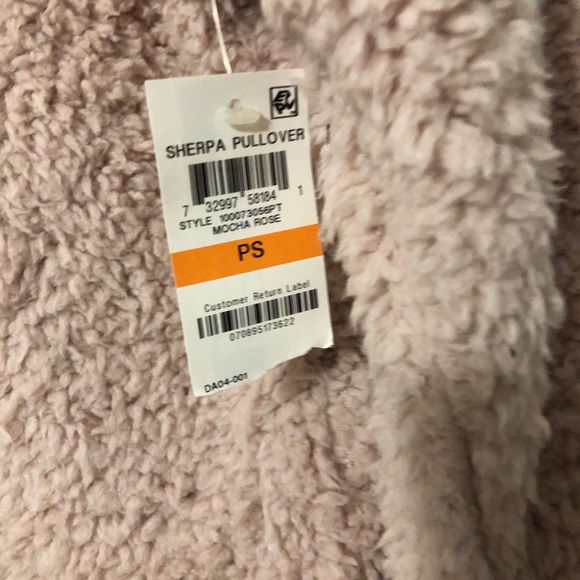 NWT- Style & Co. blush pink teddy sweater - Picture 3 of 7